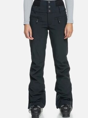 ROXY Women's Rising High Technical Ski Snow Pants Black, L